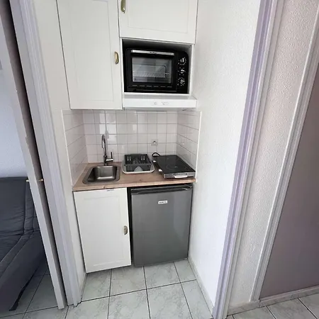 アパート Studio Cabine Avec Piscine Chauffee A Cap Coudalere, Proche Mer Et Commodites - Fr-1-431-215 Le Barcarès